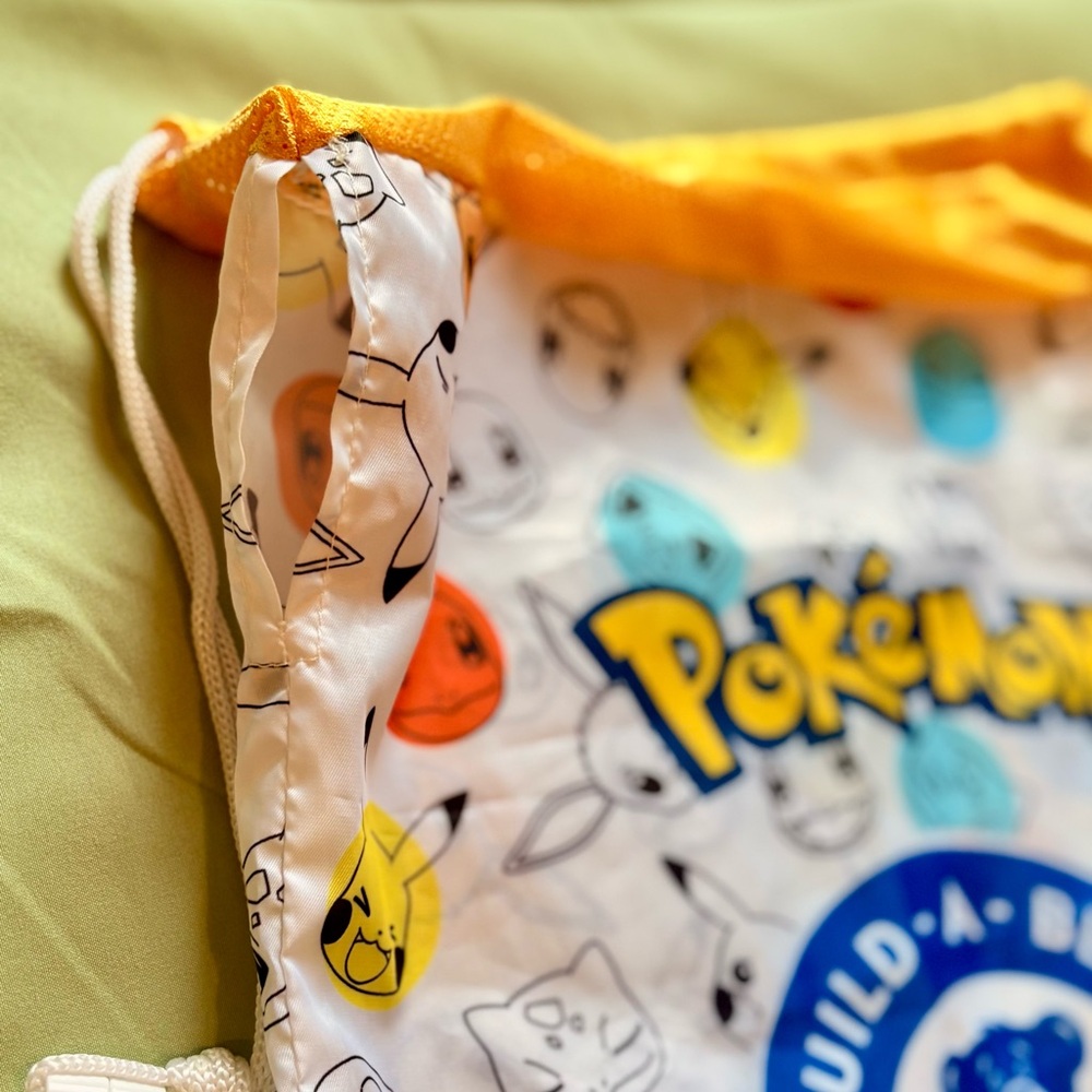 Build-A-Bear Pokemon Drawstring Bag - NEW. - Picture 4 of 8